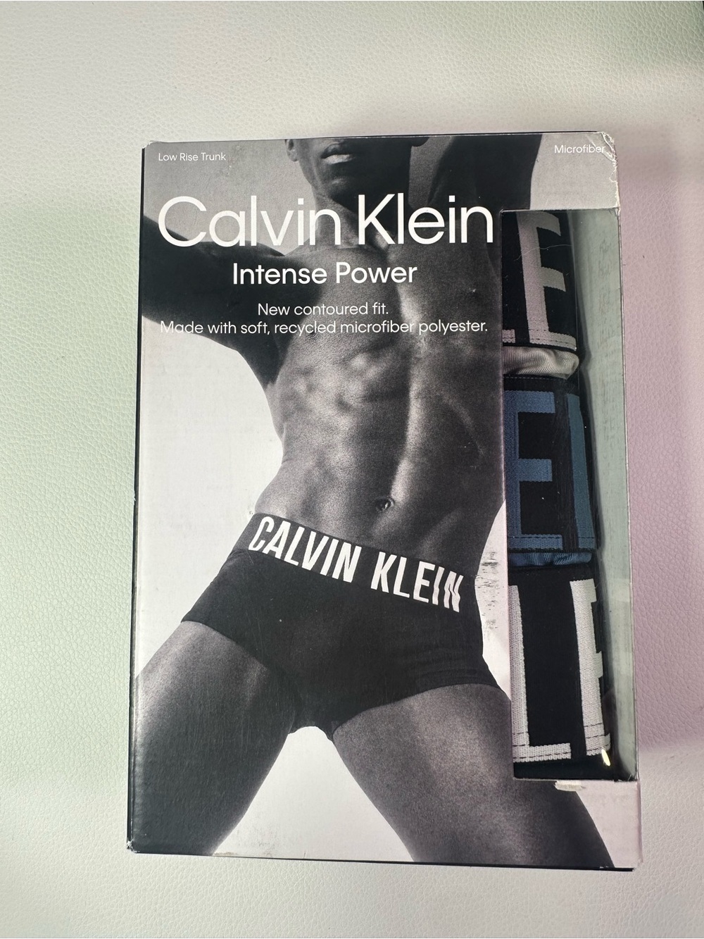 NEW 3 Pack Men’s Calvin Klein Low Rise Trunk Boxer Briefs Microfiber Size XL